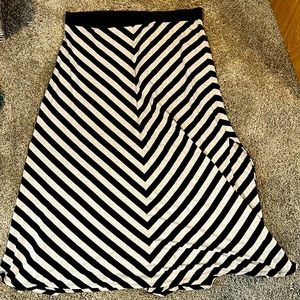 Striped Maxi Skirt